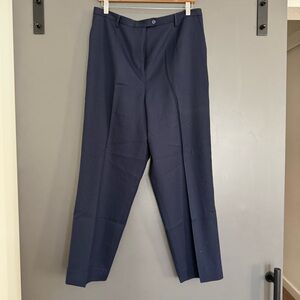 Pendleton 100% wool Navy Blue trouser pants, size 12